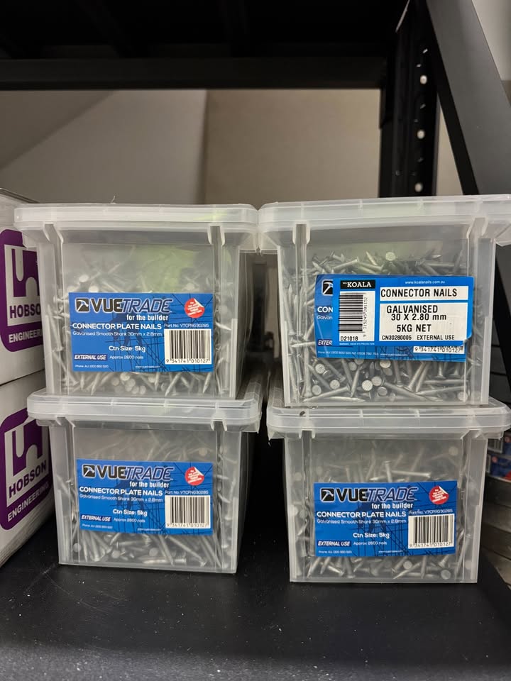 Galvanized Connector Nails 30x2.80mm